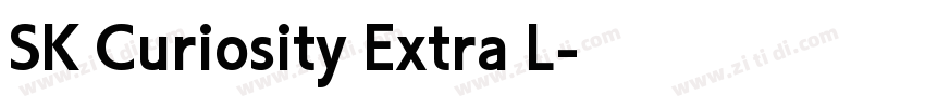 SK Curiosity Extra L字体转换